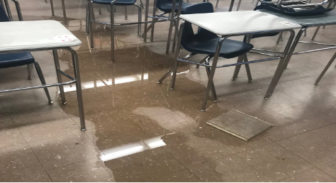 flooded classroom