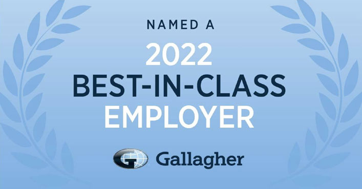 Gallagher Best In Class Employer 2022 is Engineered-Air-Balance